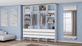 Напольный Стеллаж для одежды Мирта 64 BMS