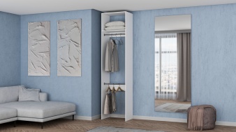 Напольный Стеллаж для одежды Мирта 30 BMS