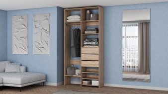 Стеллаж для одежды Мирта 84 BMS в рассрочку