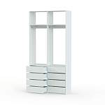 Стеллаж для одежды Мирта 44 BMS - Фото 2