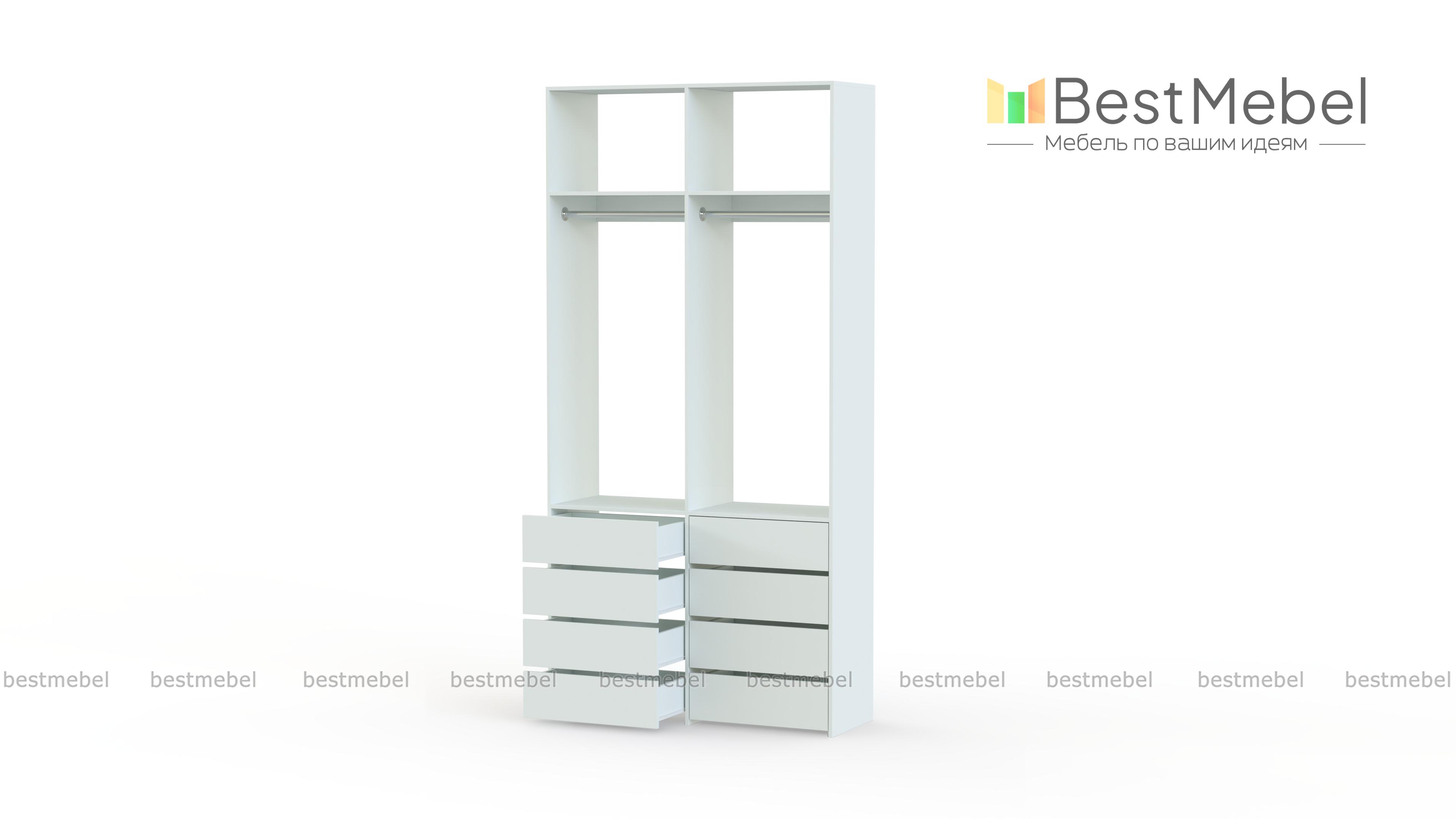 Стеллаж для одежды Мирта 44 BMS - Фото