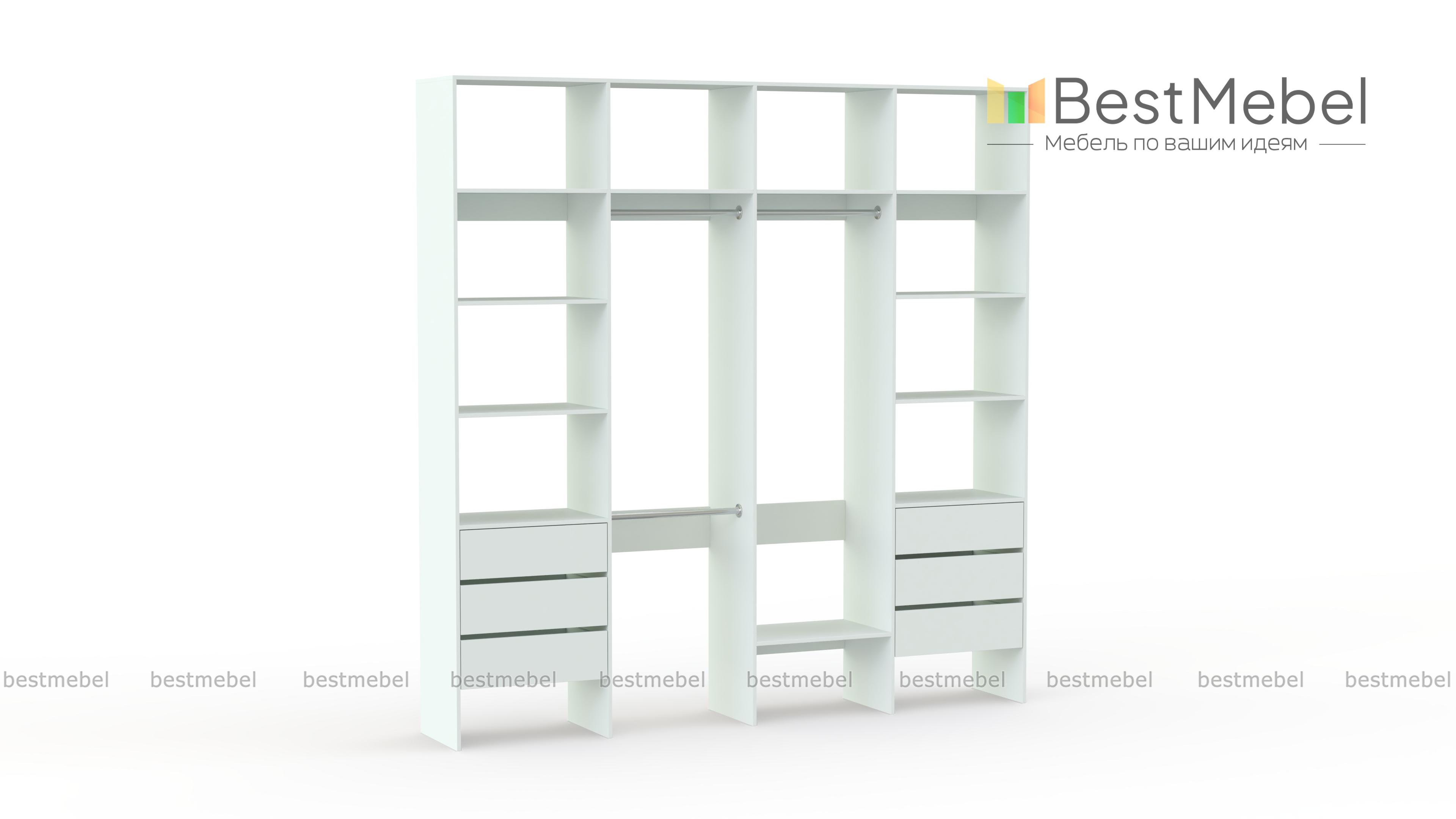 Стеллаж для одежды Мирта 65 BMS - Фото