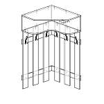 Схема сборки Вешалка угловая Лето 5 BMS