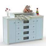 Пеленальный комод Веста Деко 3 BMS - Фото 1