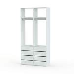 Стеллаж для одежды Мирта 44 BMS - Фото 1