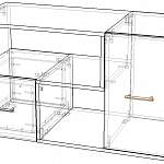 Чертеж Тумба TV-Line ТВ-08 BMS