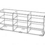 Чертеж Тумба для обуви Лана-3 BMS