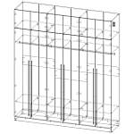 Схема сборки Шкаф распашной Айва 17 BMS