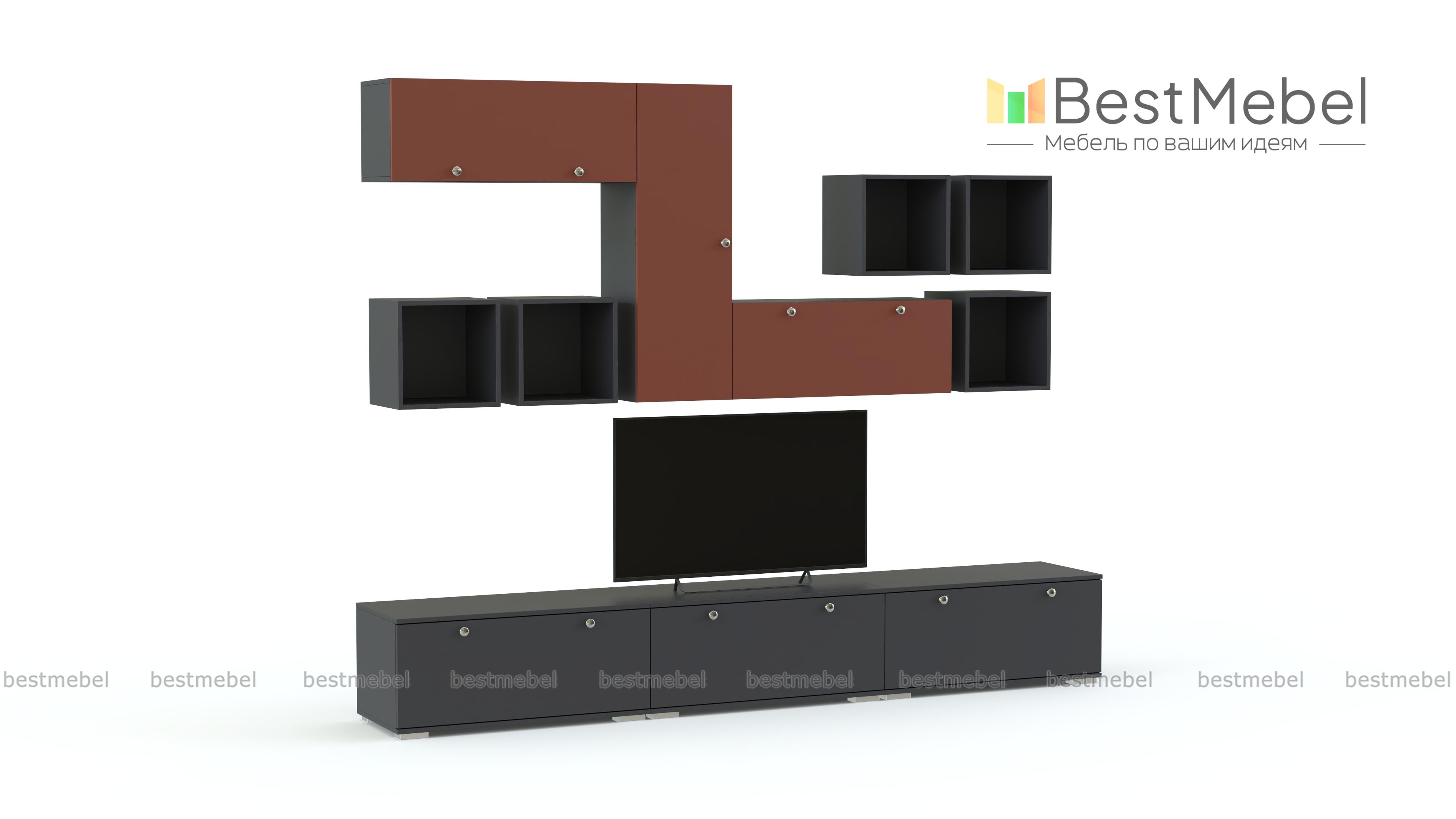 Глянцевая гостиная 7 BMS - Фото