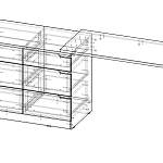 Схема сборки Туалетный столик Финни BMS