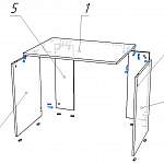 Схема сборки Стол для ноутбука Мисти-2 BMS