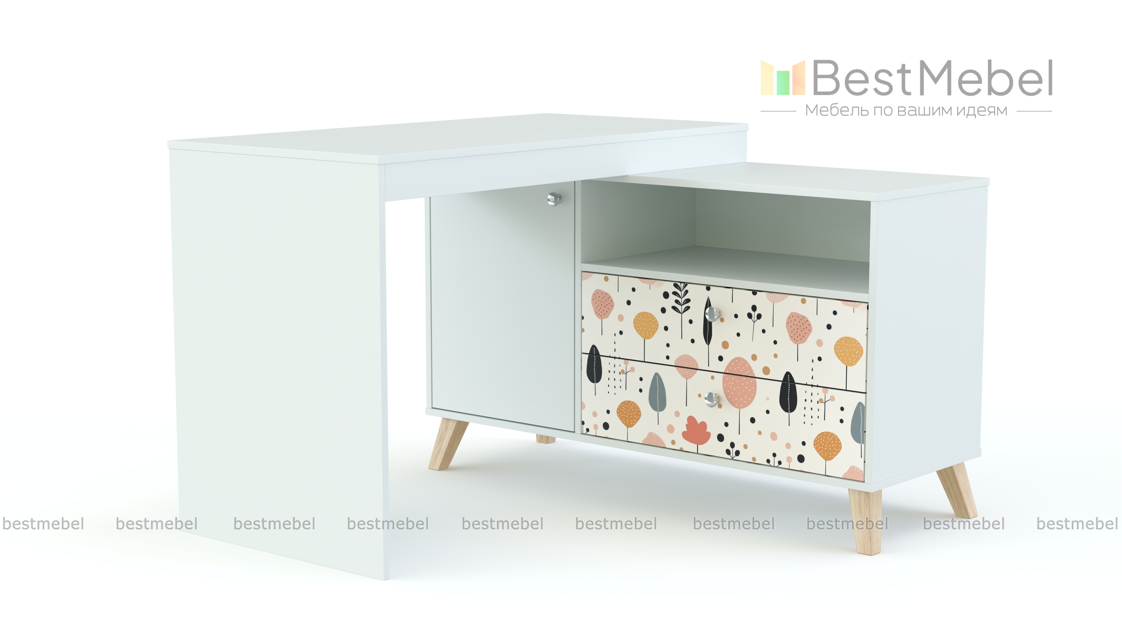 Стол письменный Эльза 1 BMS