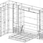 Схема сборки Шкаф-кровать с диваном Ренто BMS