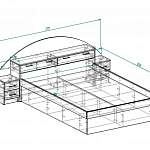 Чертеж Кровать Александра BMS