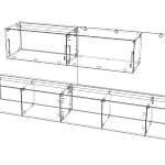 Схема сборки Стенка для гостиной Пример 137 BMS