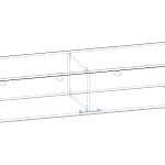 Полка навесная с дверью ПП-56+ДВ-56 BMS