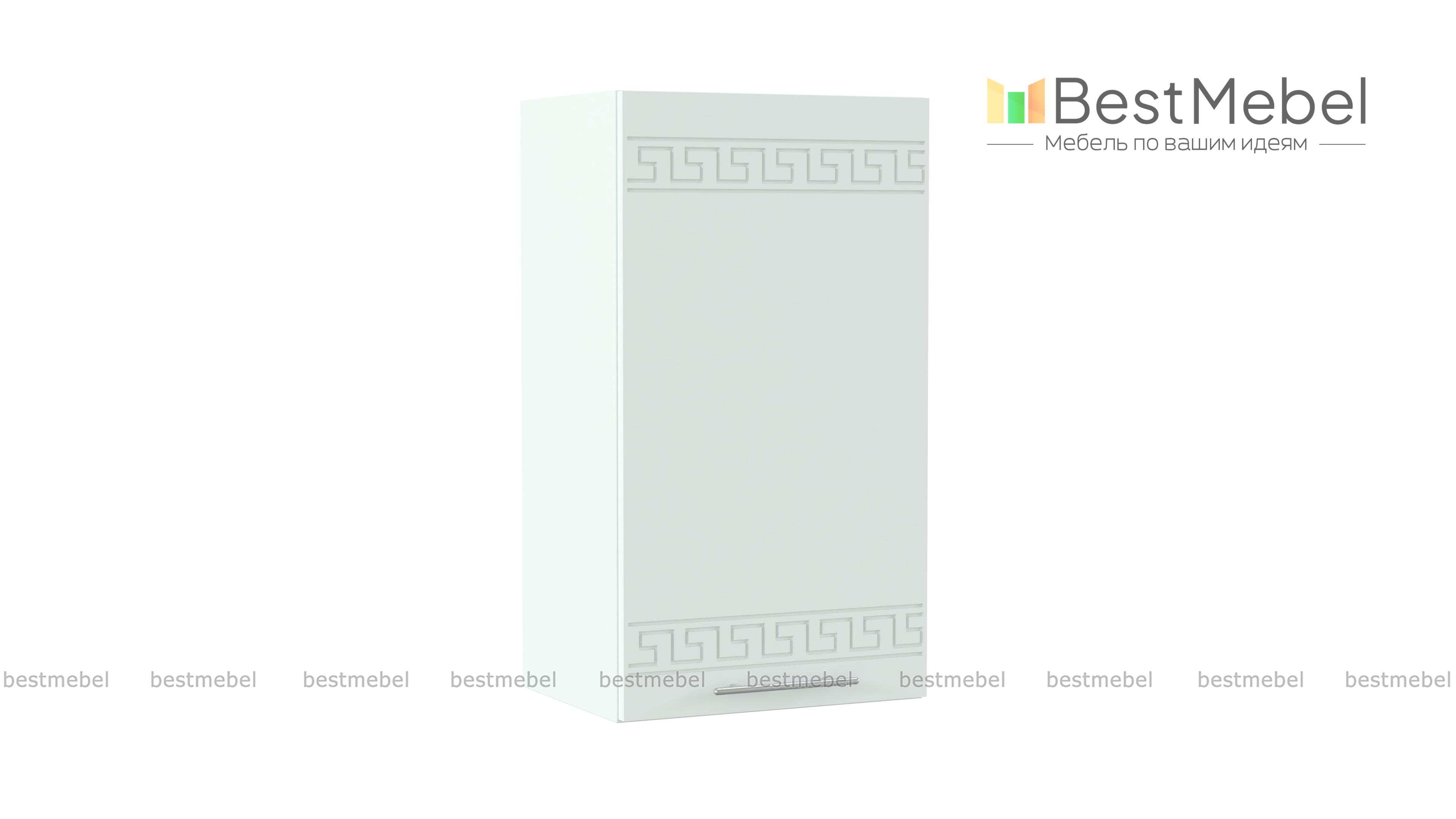 Шкаф навесной 1 дверь Греция BMS - Фото