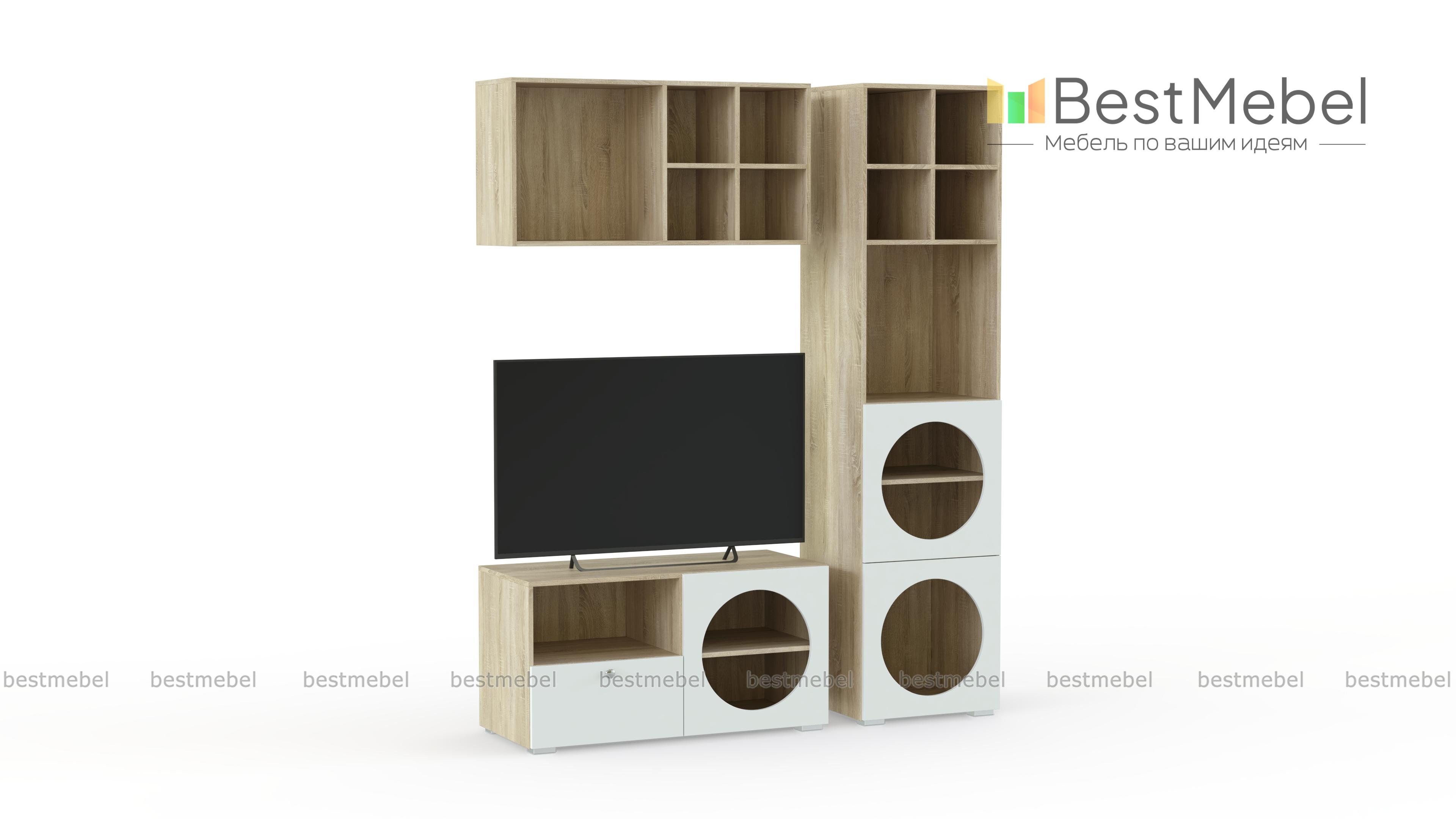 Стенка для гостиной Авелин 1 BMS - Фото