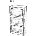 Схема сборки Тумба для обуви ОР-1 BMS