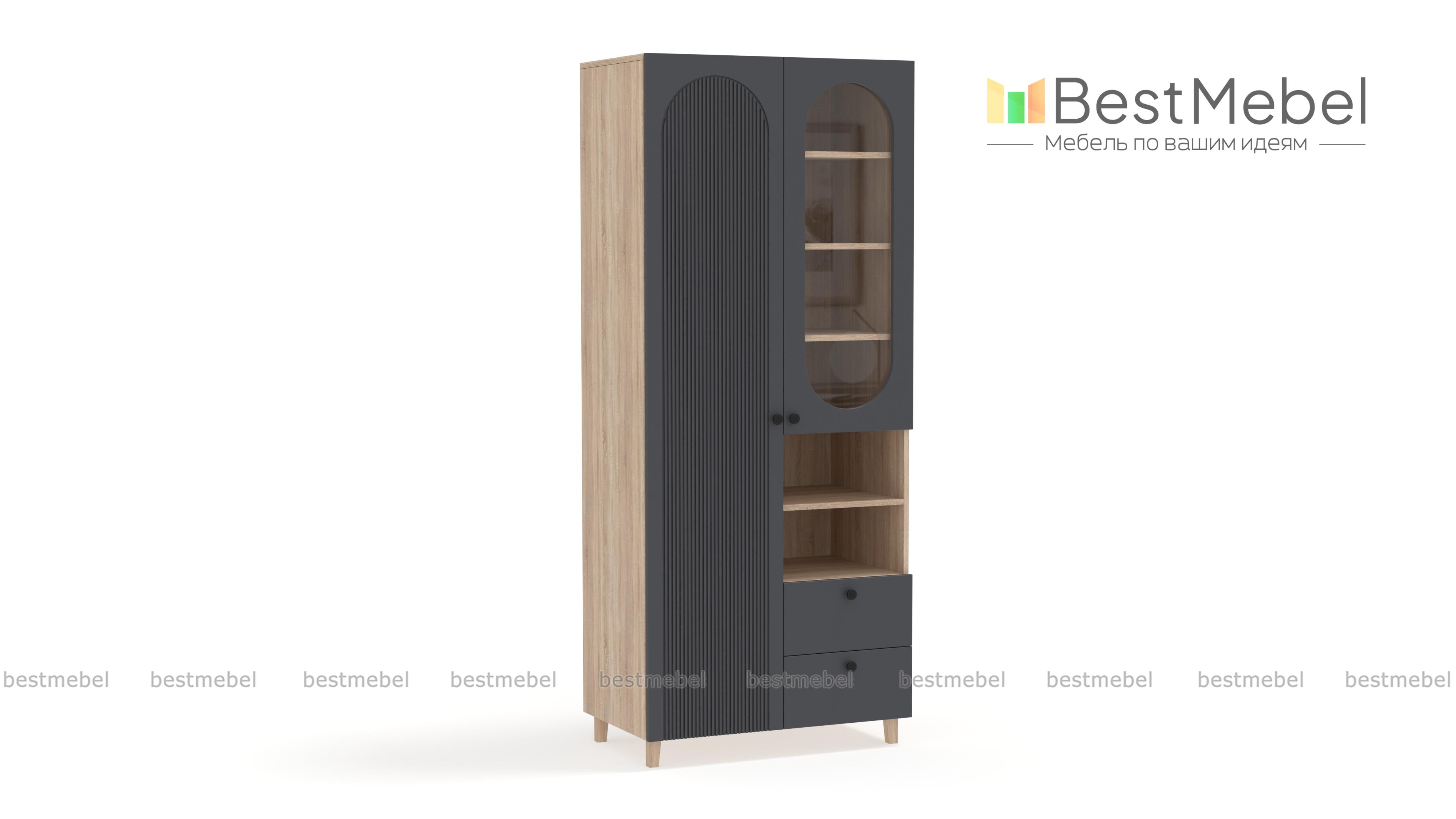 Шкаф распашной Рене 5 BMS - Фото