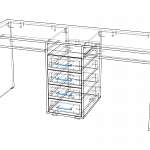 Чертеж Письменный стол Джейн-8 BMS