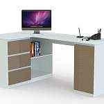 Угловой письменный стол с ящиками В20 BMS - Фото 2