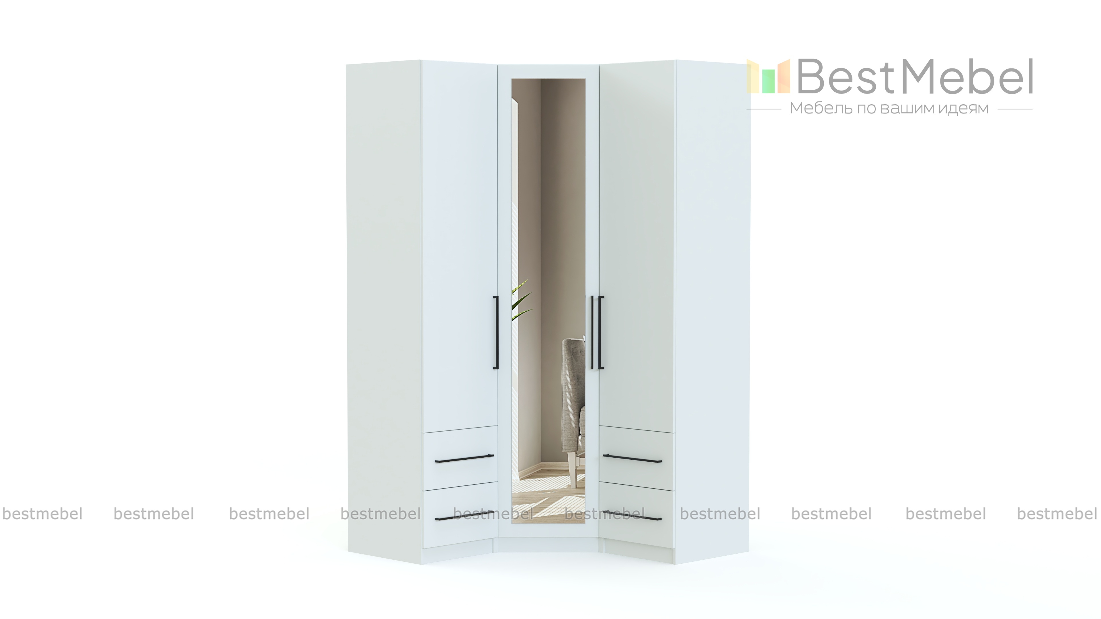 Угловой шкаф Юджин 35 BMS
