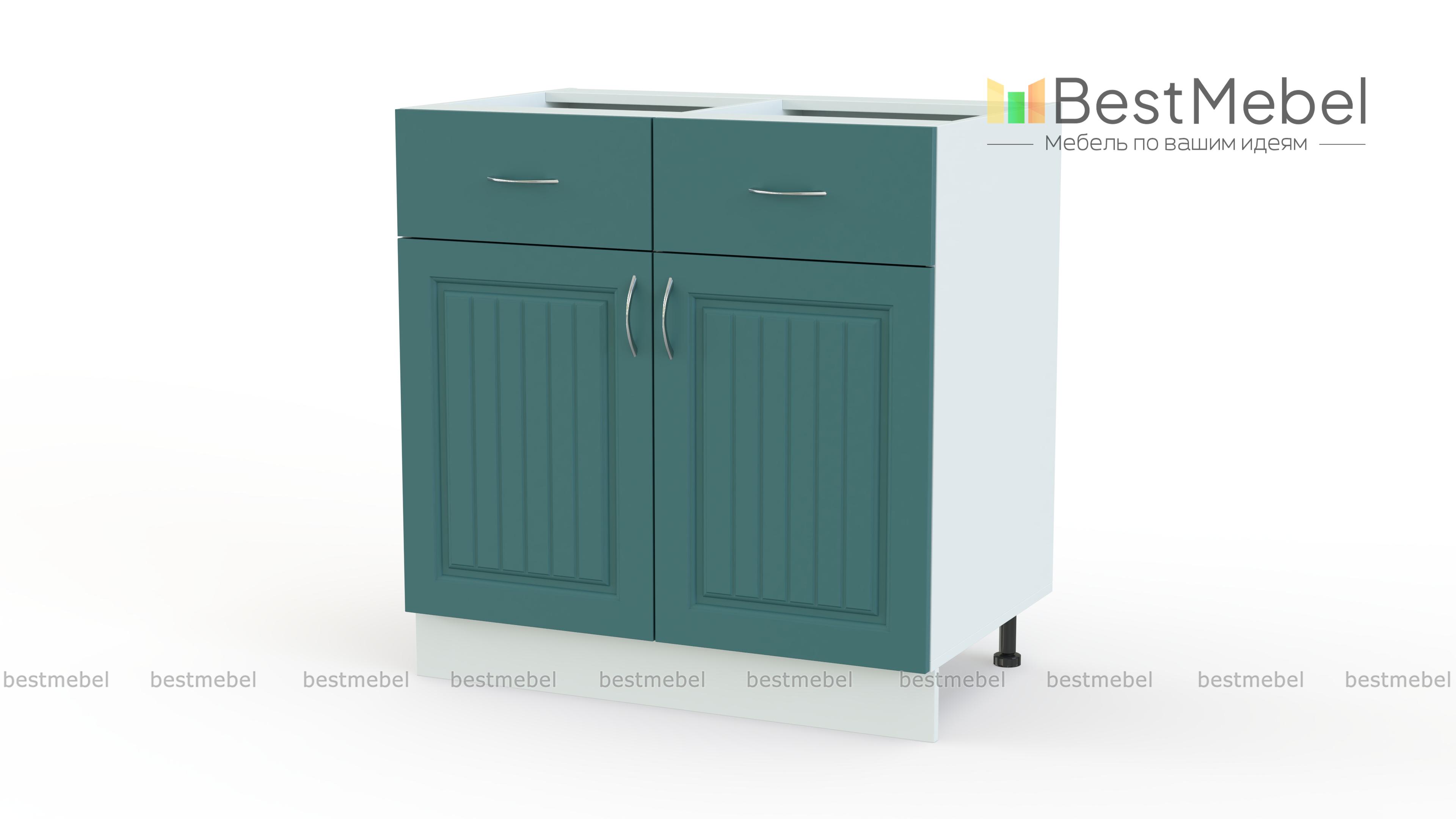 Тумба напольная Николь 2я2дв BMS - Фото