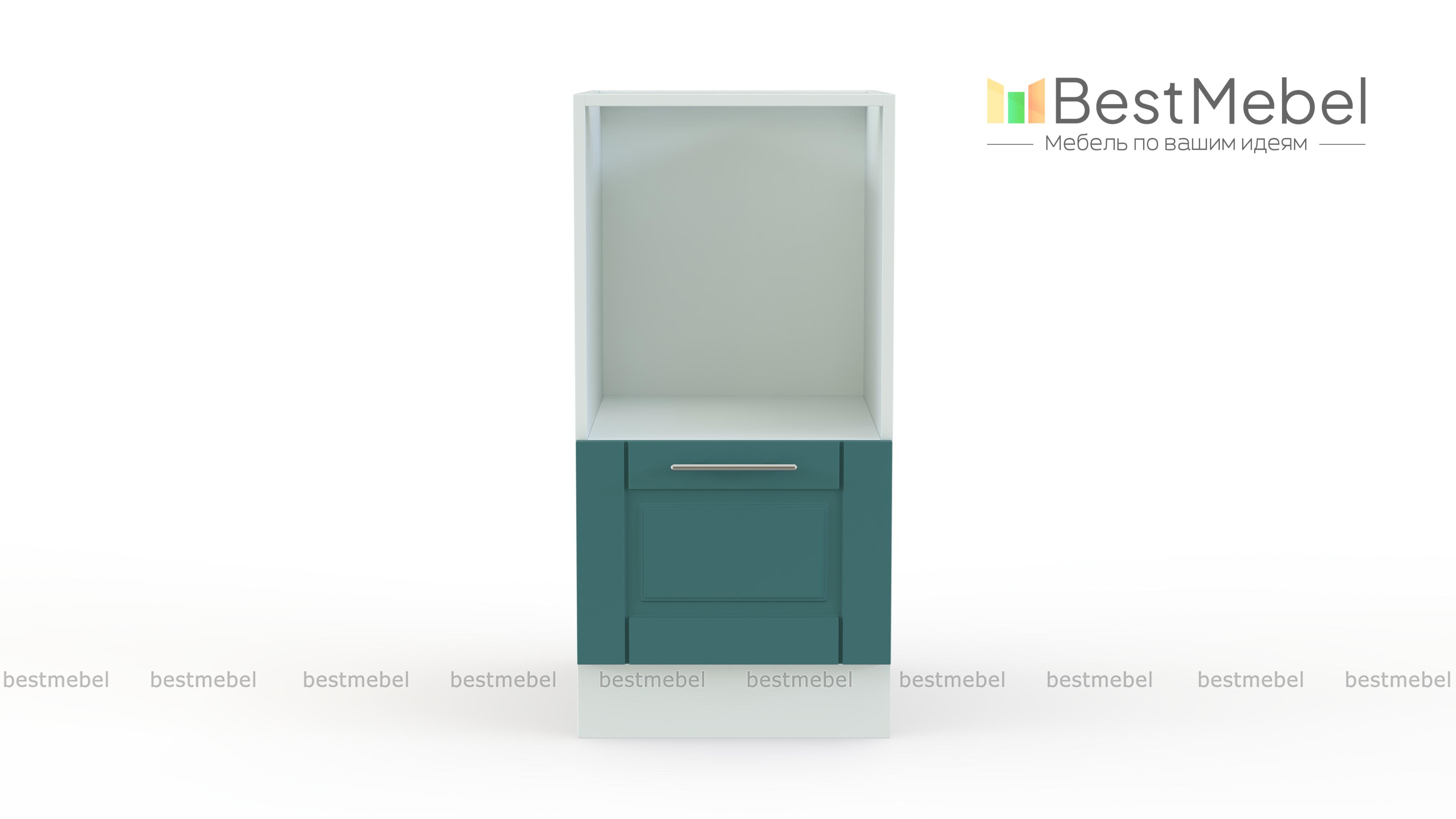 Полупенал под встраиваемую технику 1 ящик Палермо BMS - Фото