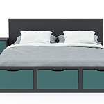 Кровать с ящиком Скай 11 BMS - Фото 2