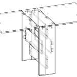 Схема сборки Кухонный стол Колибри-15 Лайт BMS