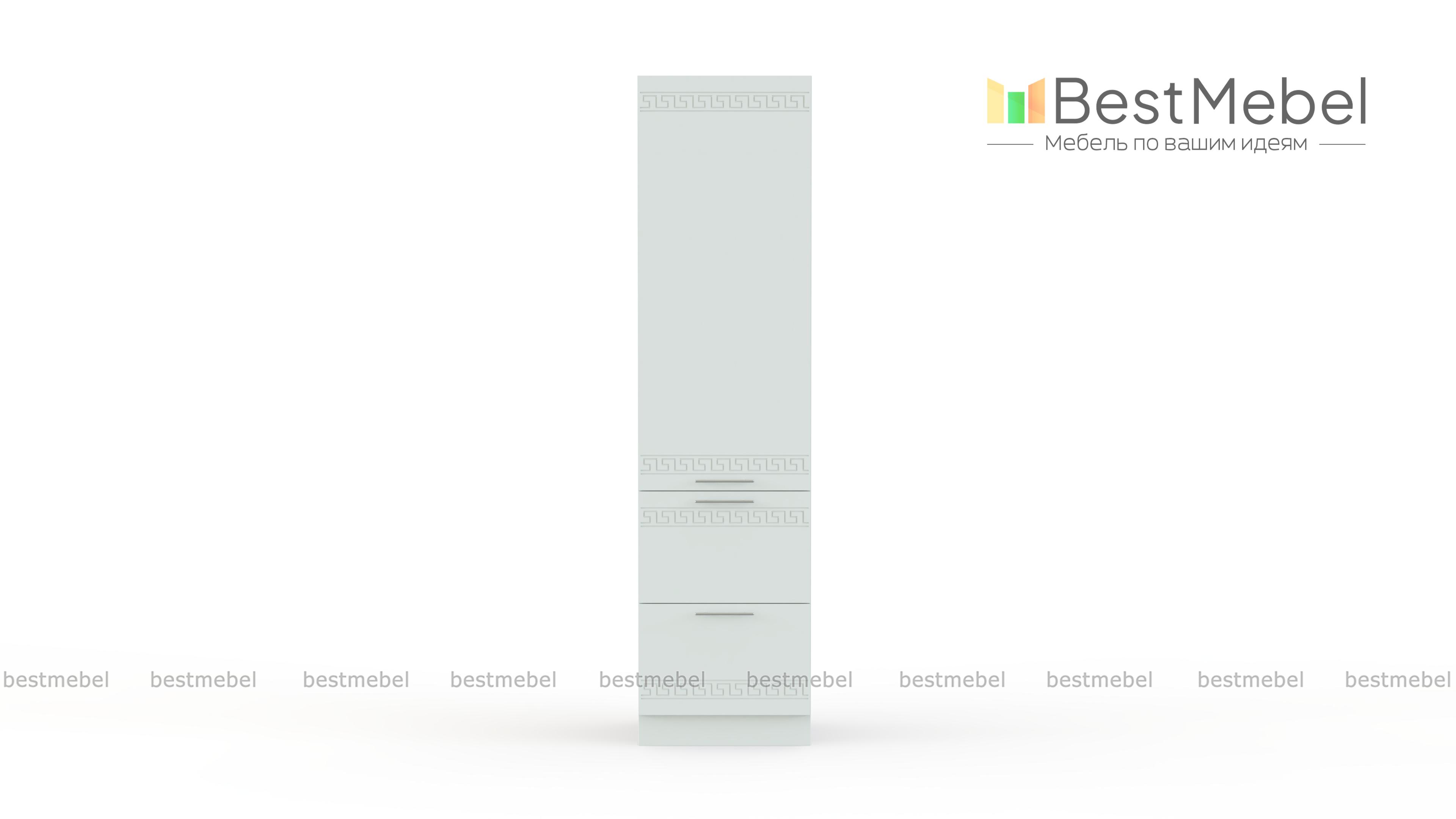 Шкаф-пенал 2 ящика  Греция BMS - Фото