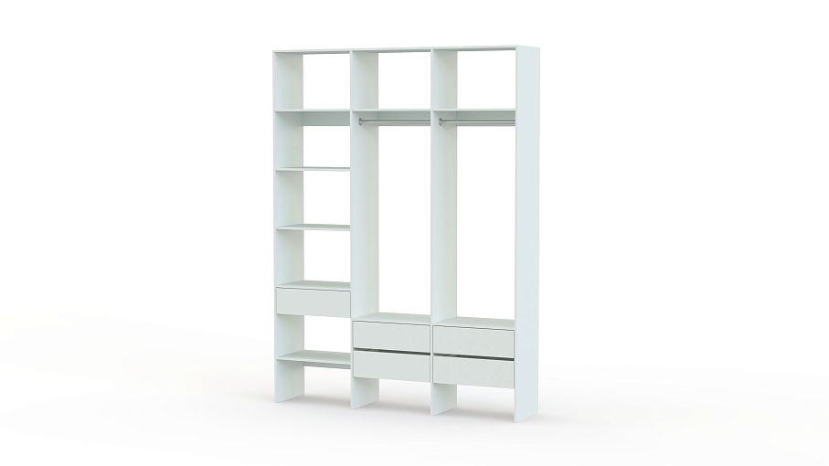 Стеллаж для одежды Мирта 53 BMS - Фото