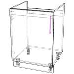 Шкаф нижний под мойку Лайт BMS