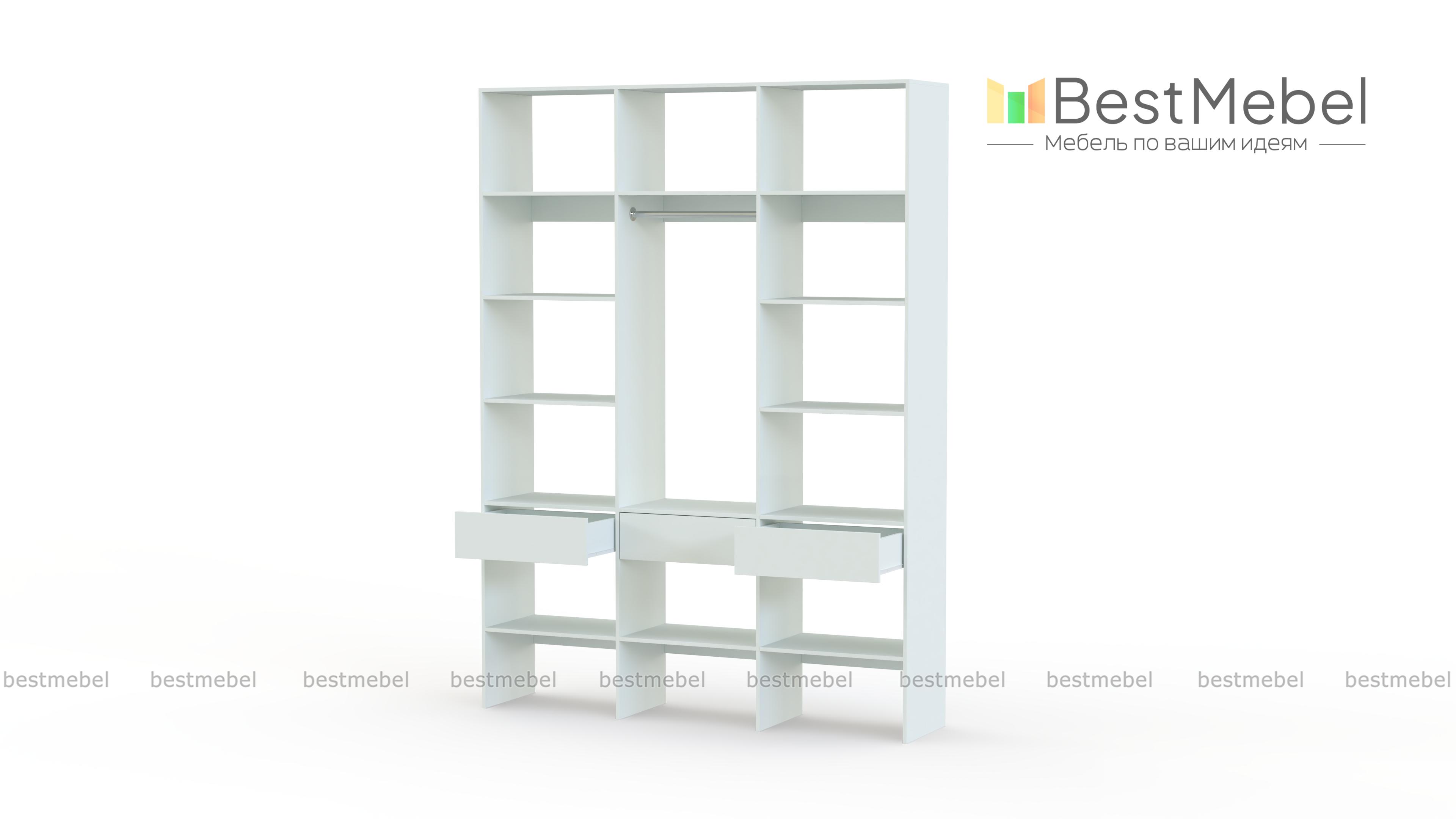 Стеллаж для одежды Мирта 50 BMS - Фото