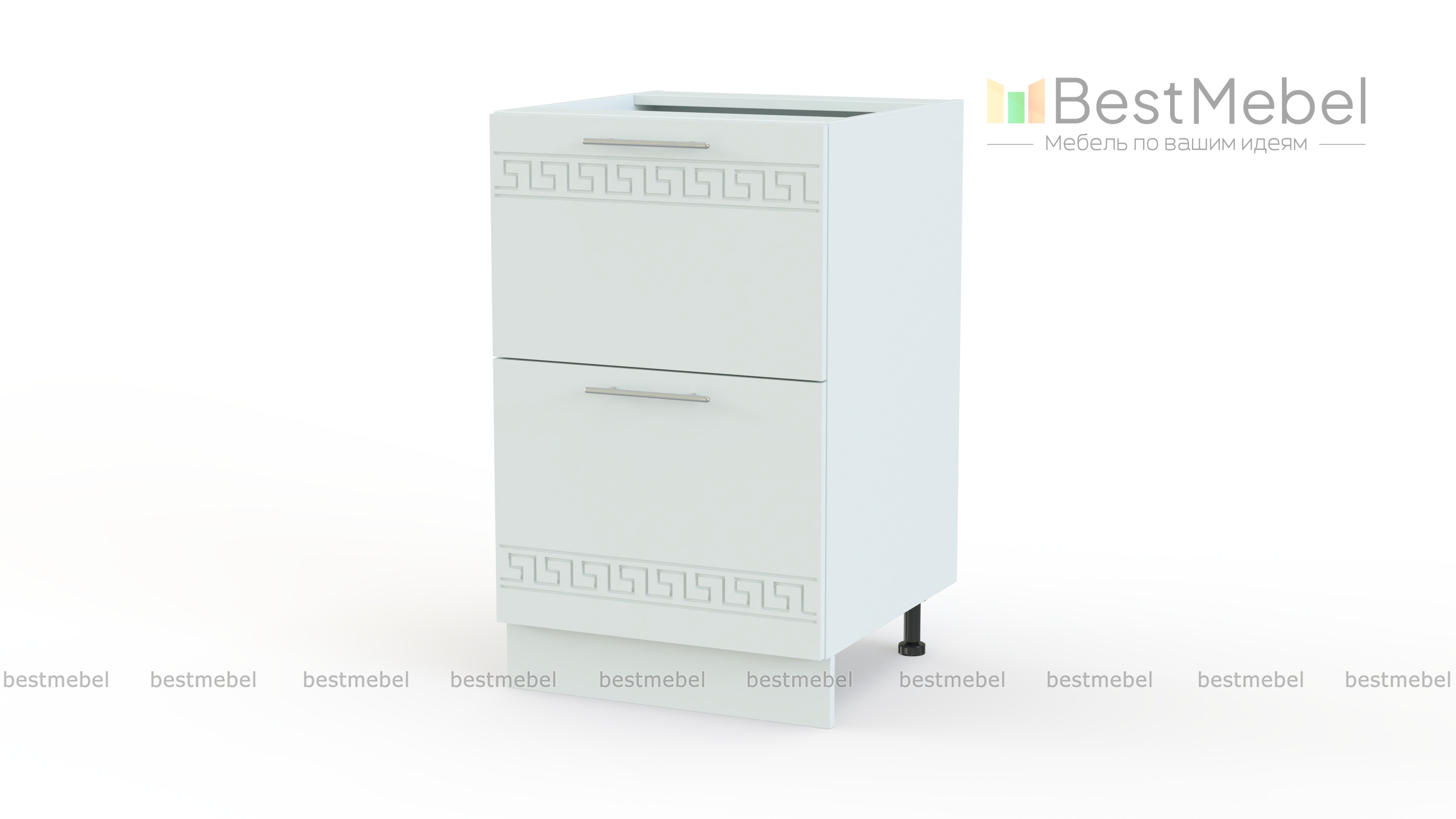 Тумба напольная 2 ящика Греция BMS
