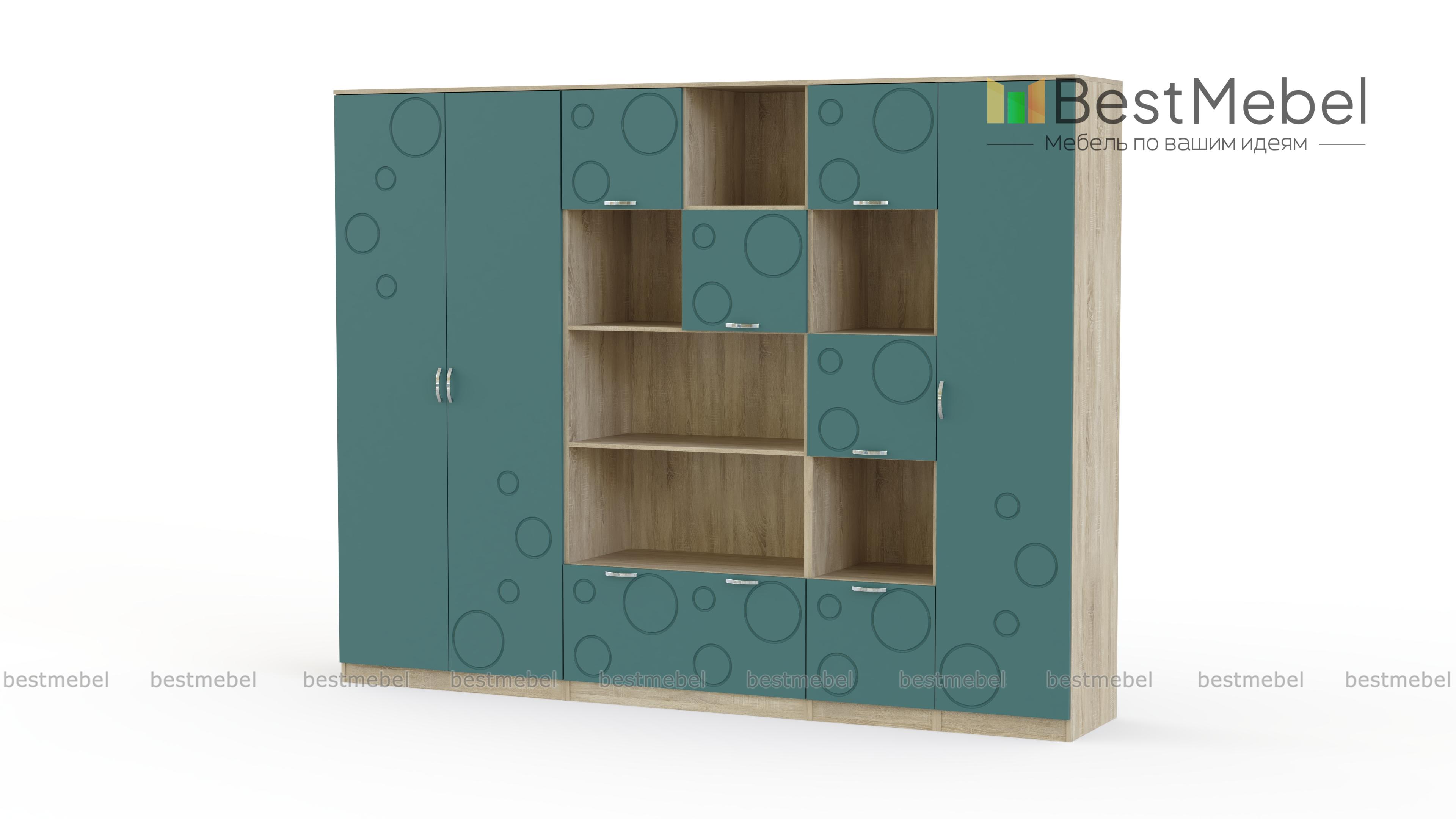 Детская стенка Спринт 1-09 BMS - Фото