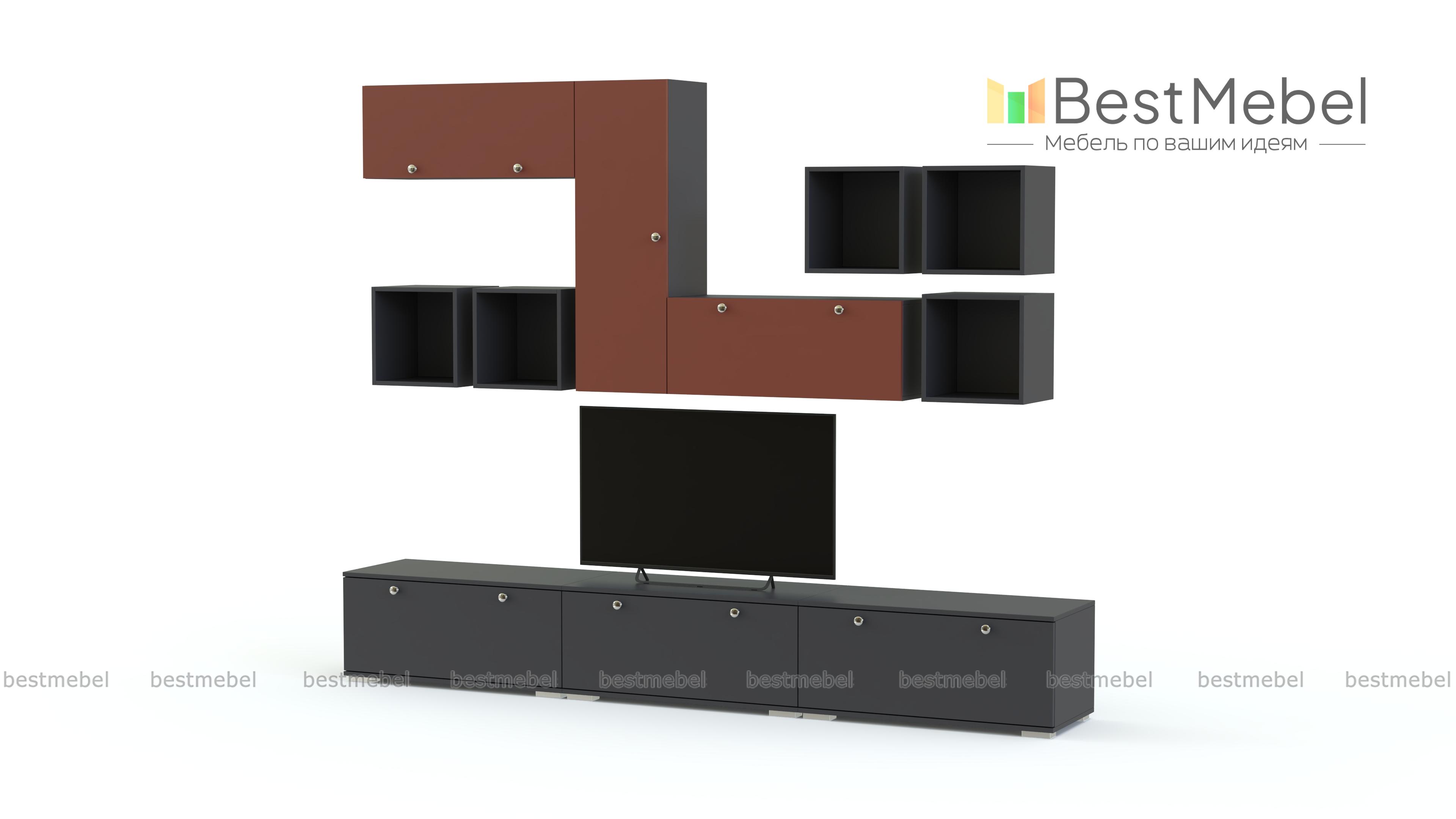 Глянцевая гостиная 7 BMS - Фото