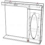 Чертеж Зеркало Шайн 7 BMS