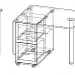 Схема сборки Стол-тумба Гранд BMS