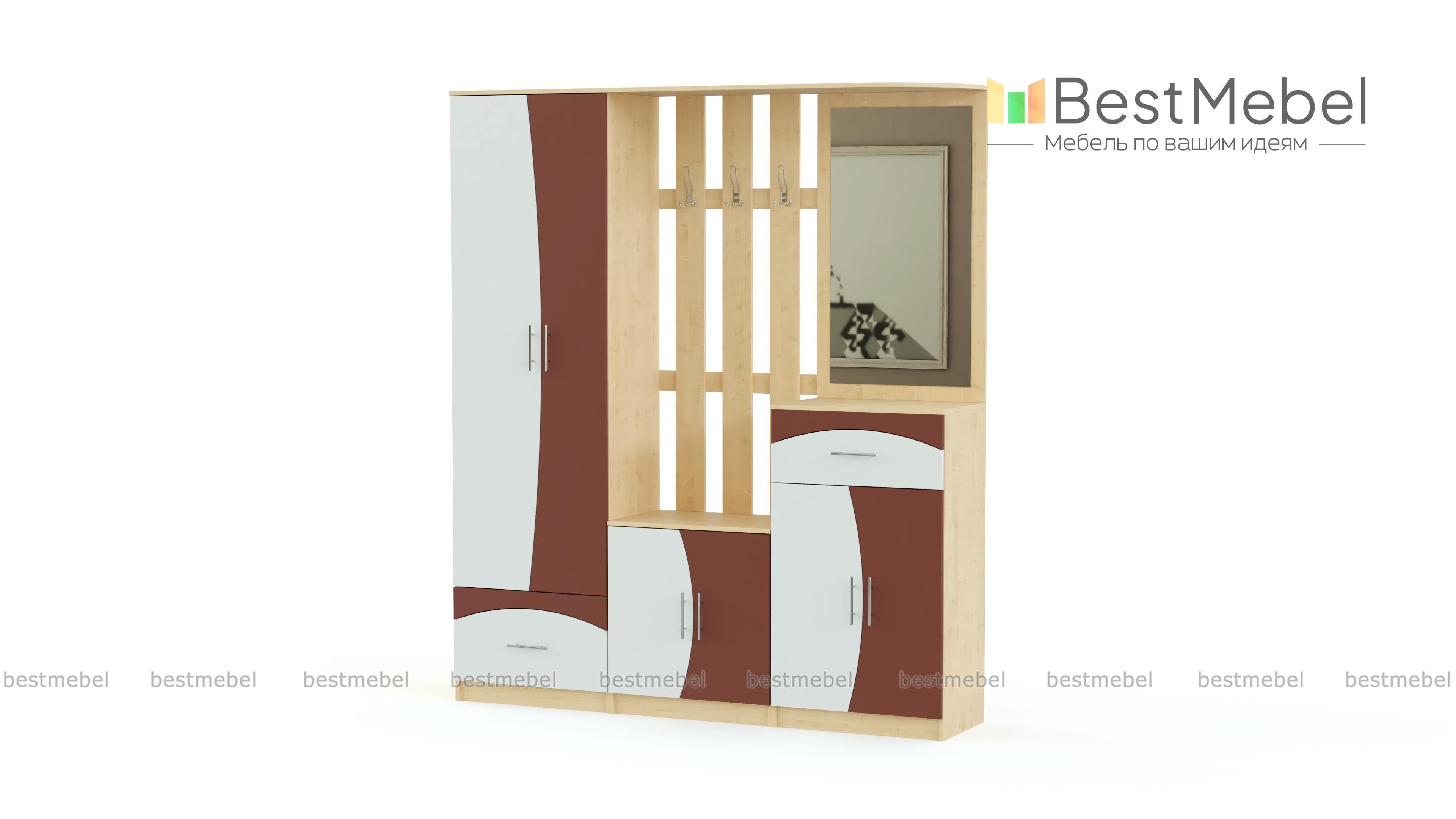 Прихожая Идеал 28 BMS - Фото