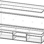 Чертеж Панель для ТВ Фелиция 14 BMS